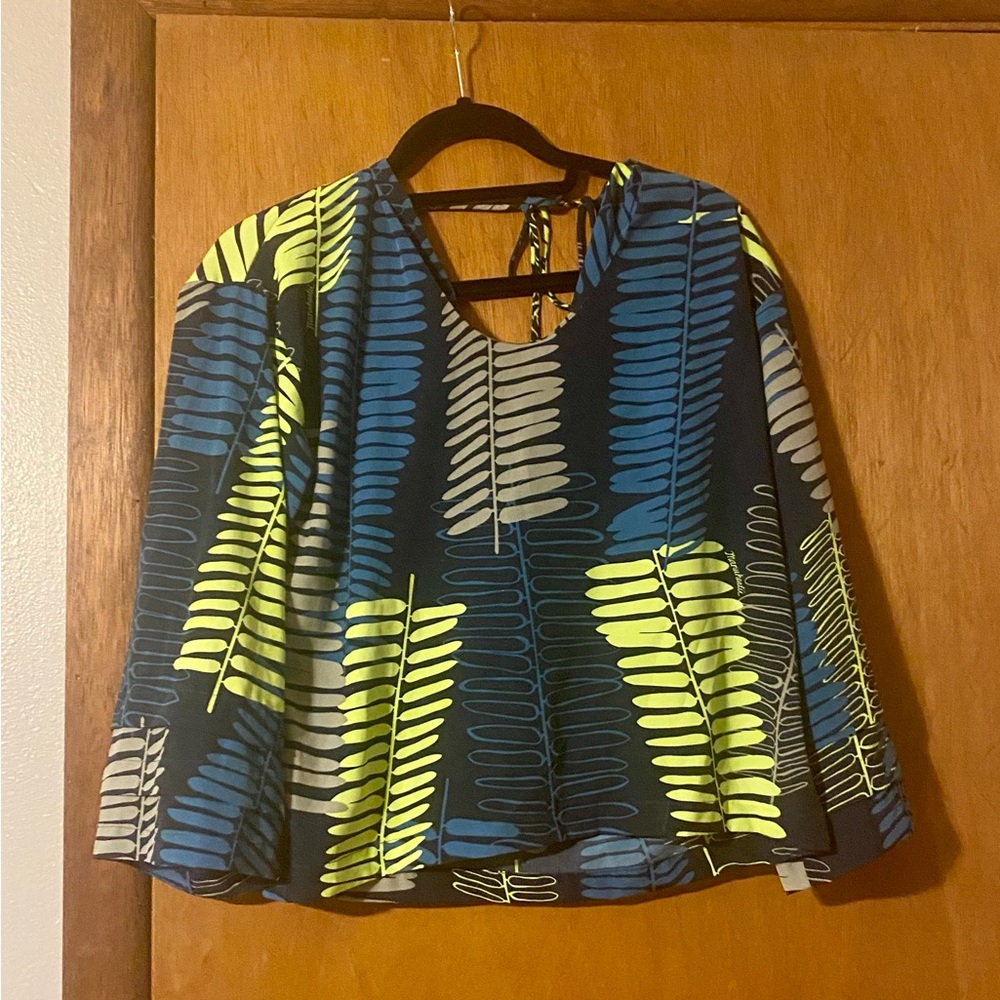 Manuhealii Blue and Yellow Women's Top